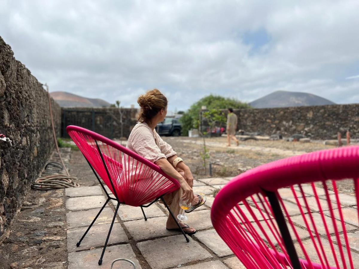 Casa "Entre Vinedos" En Masdache Villa Tías Exteriör bild